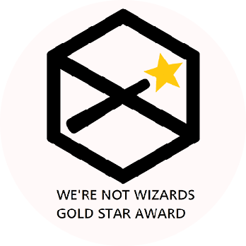 We're Not Wizards Gold Award